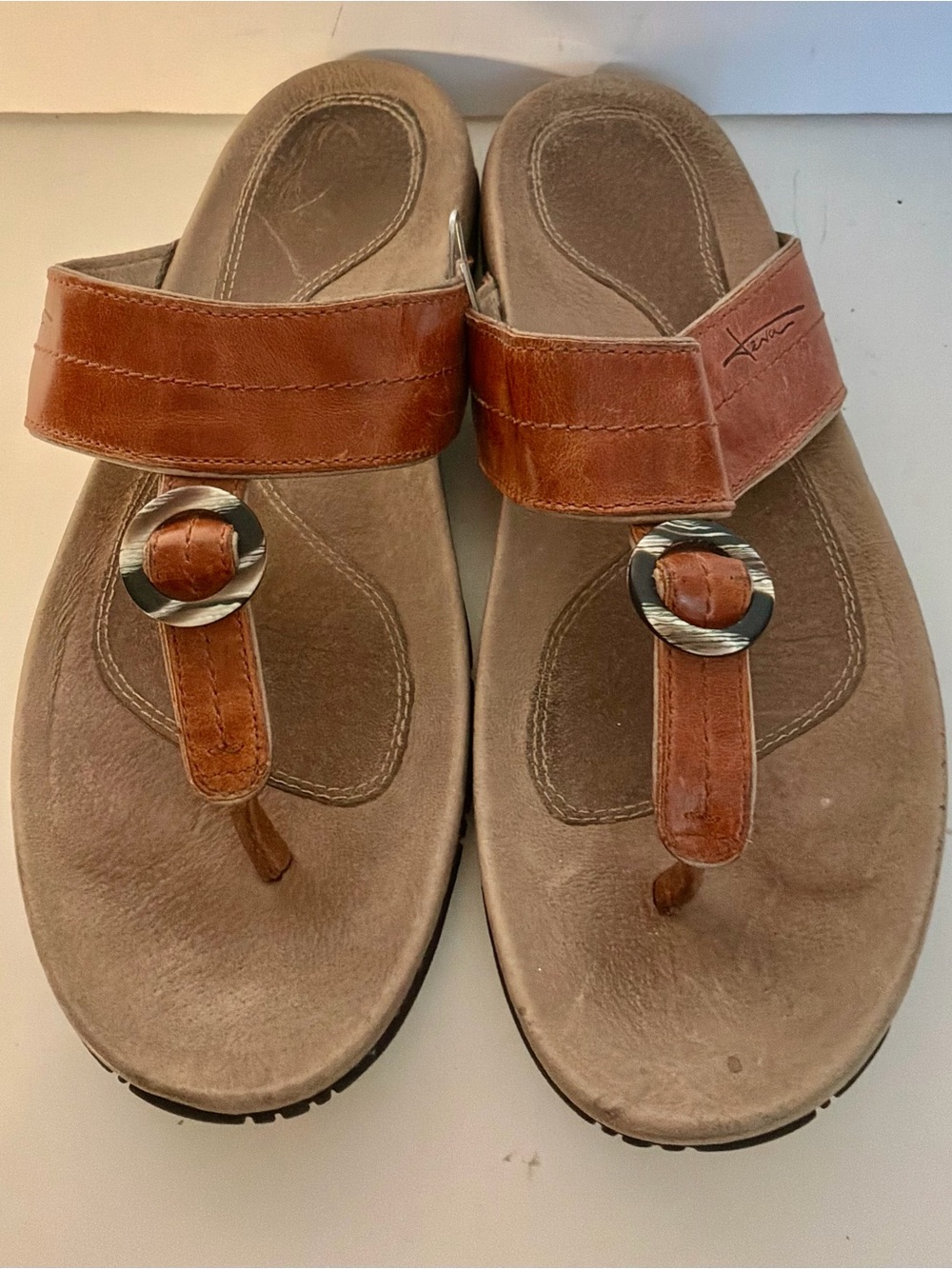 TEVA..leather sandals